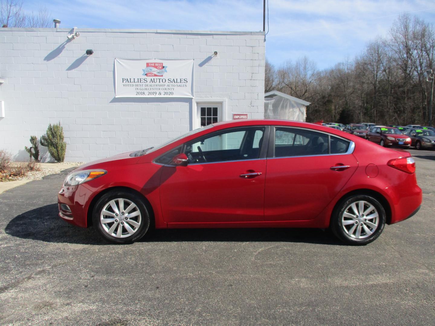 2015 RED Kia Forte (KNAFX4A84F5) , located at 540a Delsea Drive, Sewell, NJ, 08080, (856) 589-6888, 39.752560, -75.111206 - Photo#2